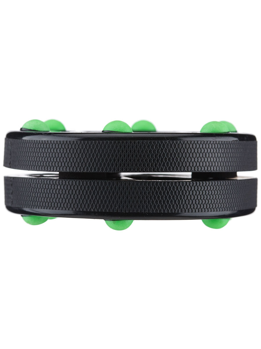 Green Biscuit - Inline Hockey Puck Black