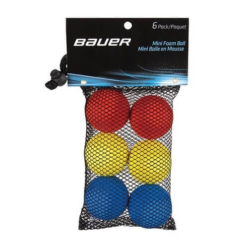 Bauer Mini Foam Balls - 6 Pack