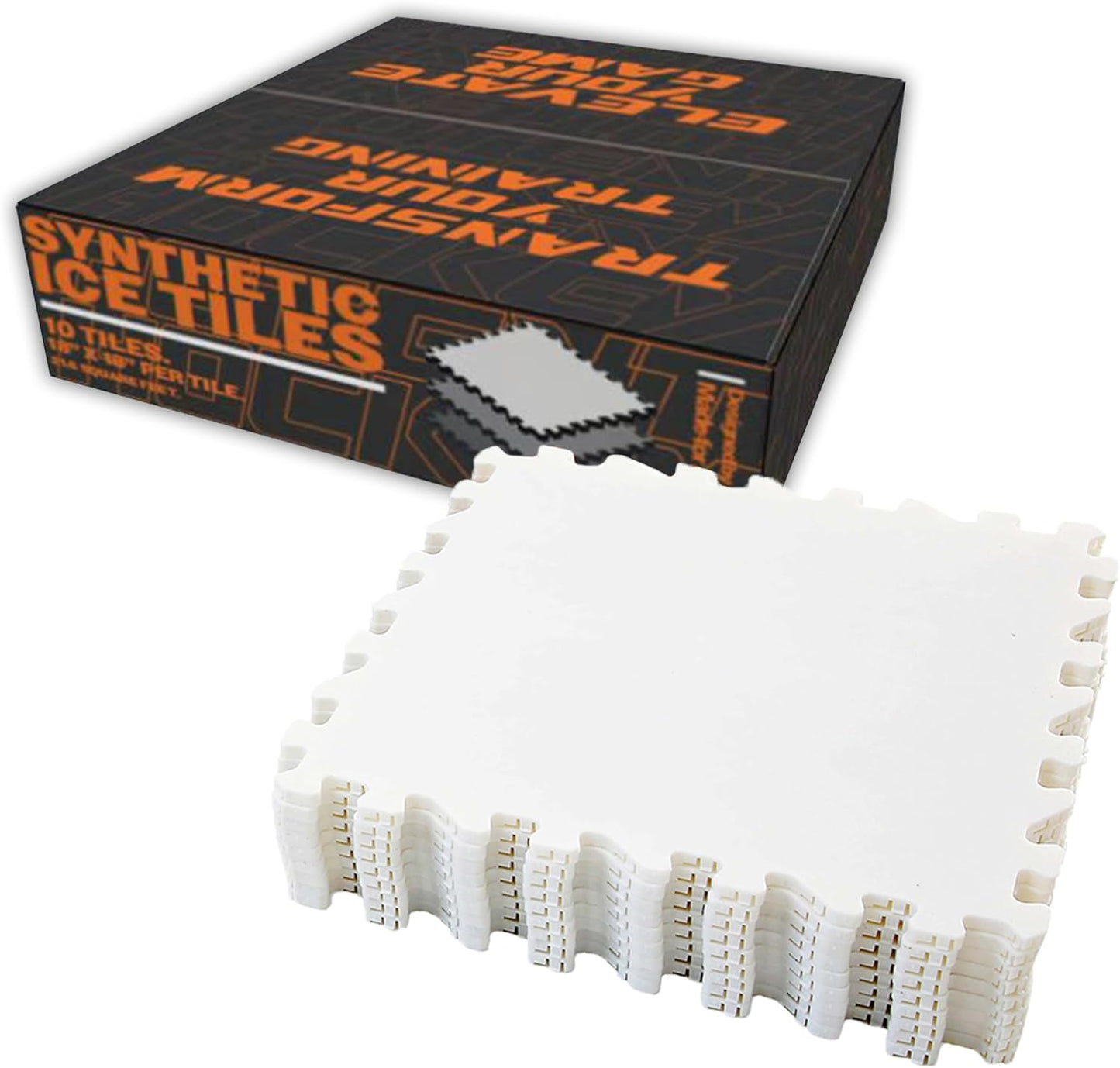 Skateable Synthetic Ice Tile - 10 Pack