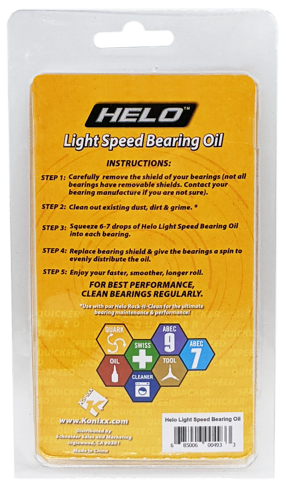 Helo Light Speed Bearing Oil