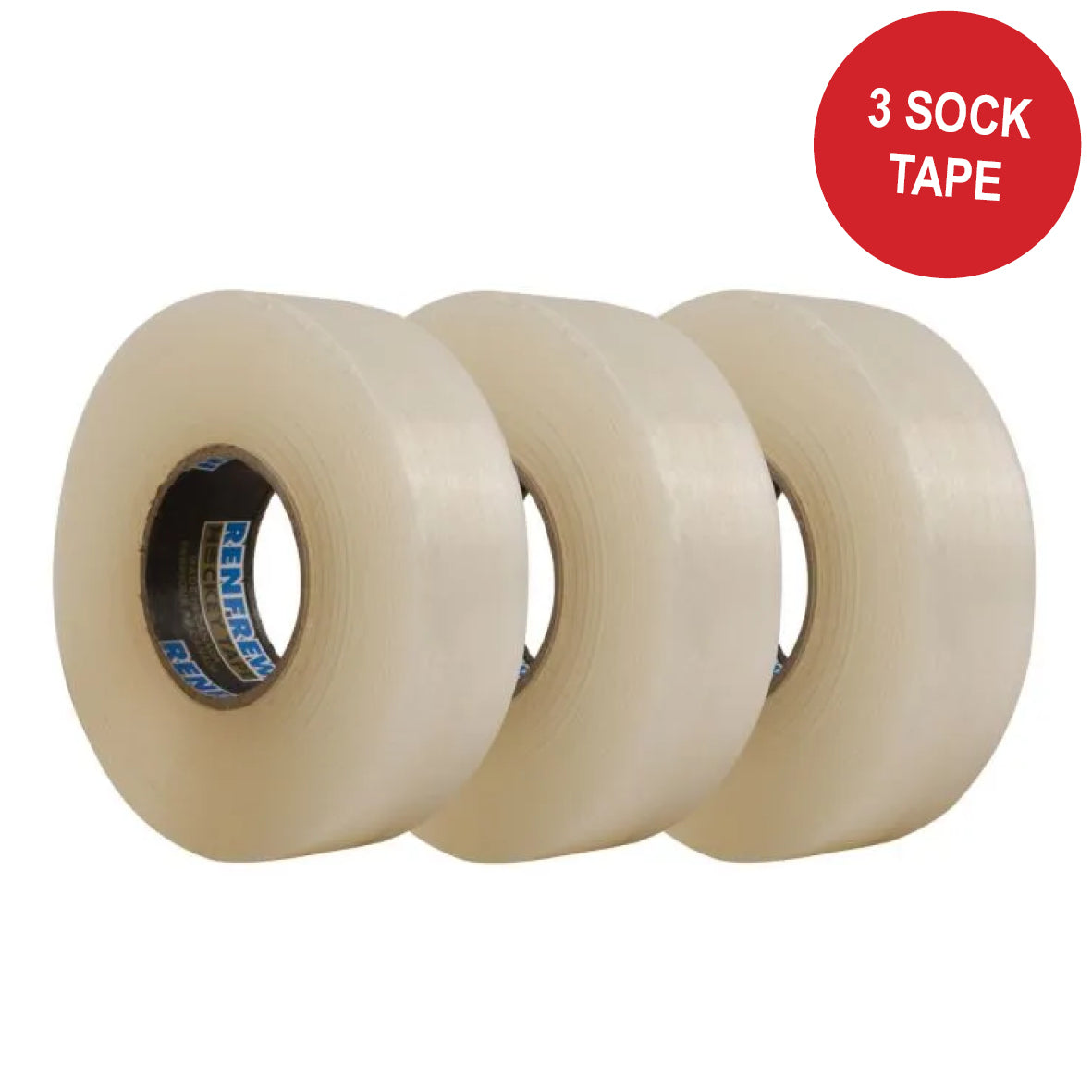 Hockey Sock Tape - Clear - 3 Pack