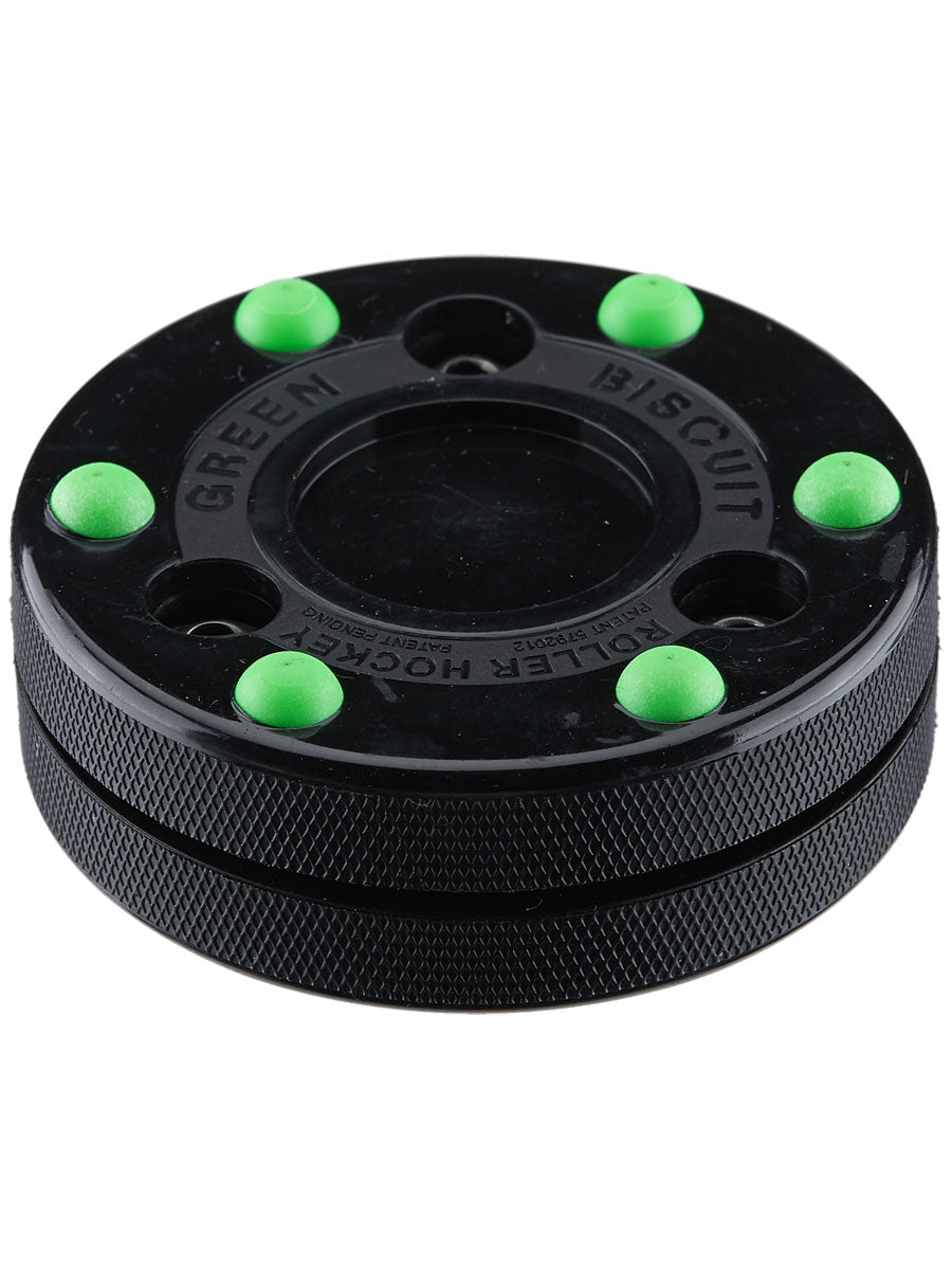 Green Biscuit - Inline Hockey Puck