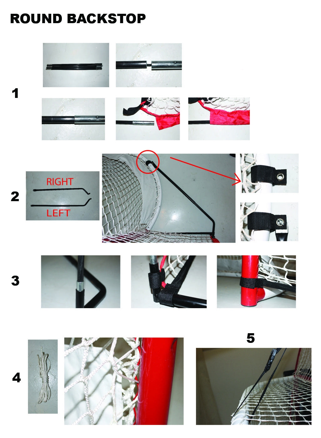 Hockey Goal Round Backstop