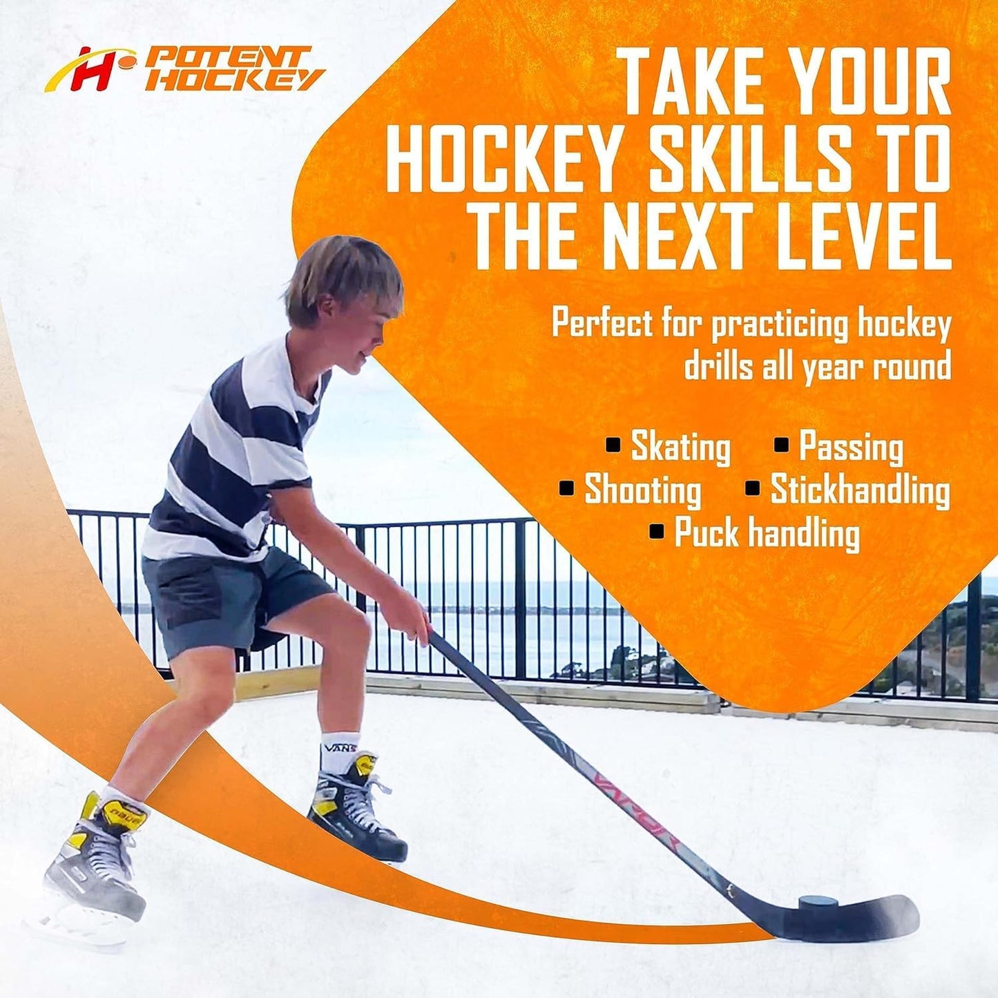 Skateable Synthetic Ice Tile - 10 Pack