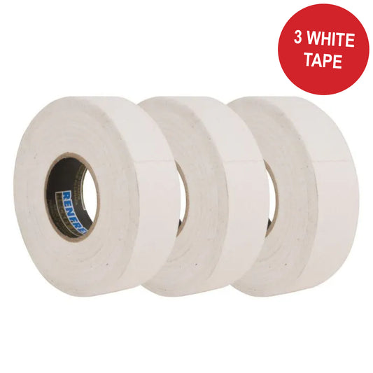 Hockey Stick Tape - White 1inch - 3 Pack