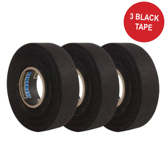 Hockey Stick Tape - Black 1inch - 3 Pack
