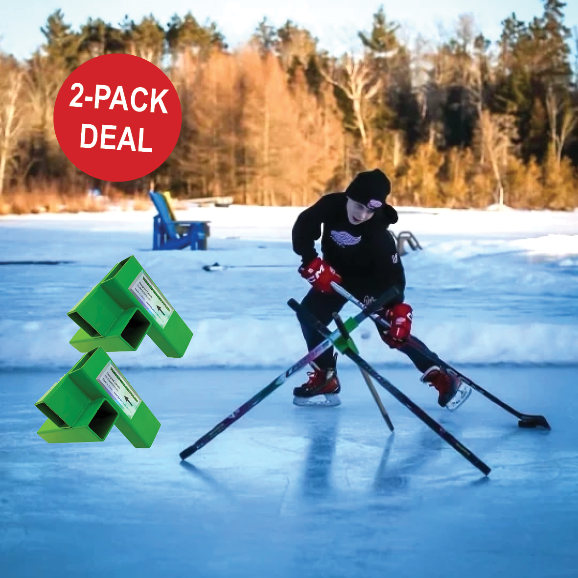 Super Light Transformer Hockey Training Pylon - 2 Pack